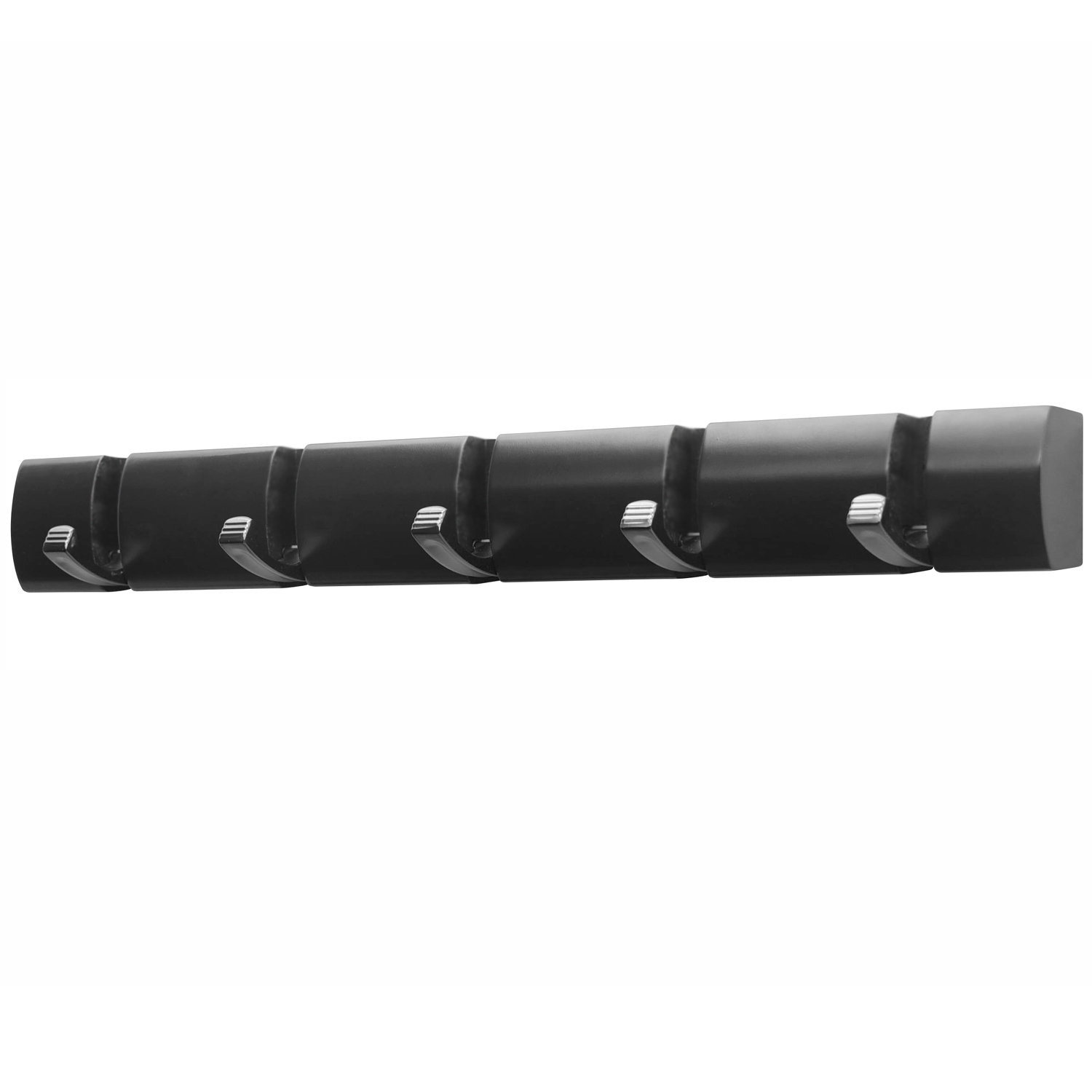 Rebrilliant Worsley 5 Hook Wall Mounted Coat Rack in Black Wayfair