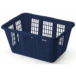 blue washing basket