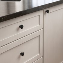 107 WHITE MUSHROOM KNOBS 30mm kitchen cupboard door cabinet drawer round knob 