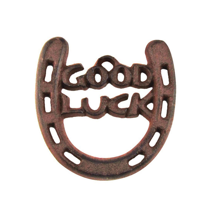 Cast Iron Lucky Horseshoe Good Luck Charm Western Farm Barn Décor Wall Cast Iron Lucky Horseshoe Good Luck Charm Western Farm Barn Décor Wall