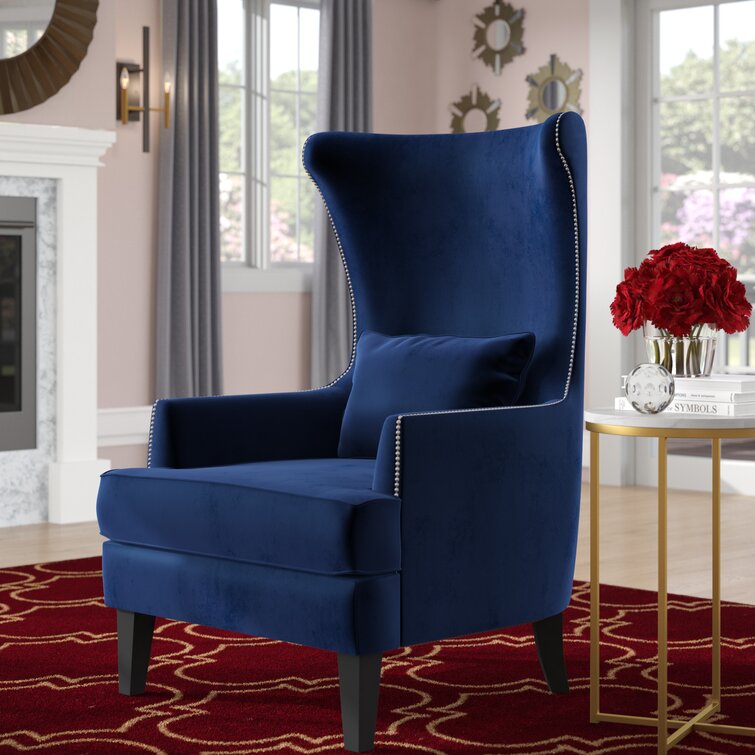 Willa Arlo Interiors Jacinto 31'' Wide Velvet Wingback Chair & Reviews ...