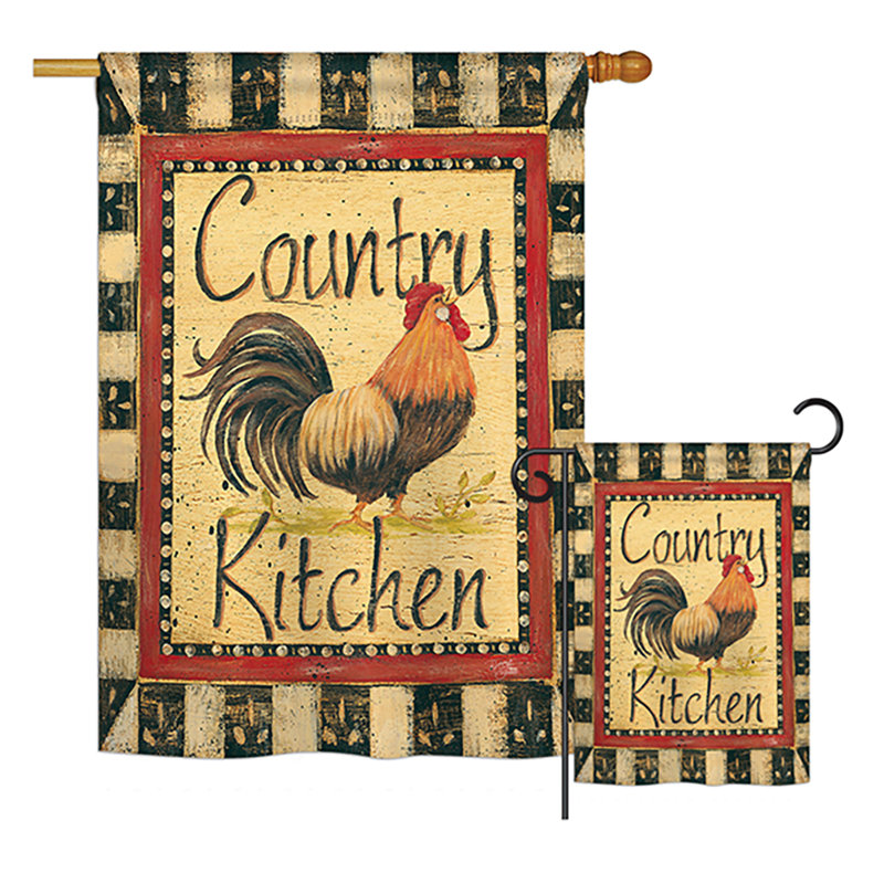 Breeze Decor Country Kitchen Nature Farm Animals 2 Sided Polyester 40 X 28 In Flag Set Wayfair Shop online at everyday low prices! wayfair