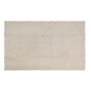 Hand-Woven Shag Ivory Area Rug