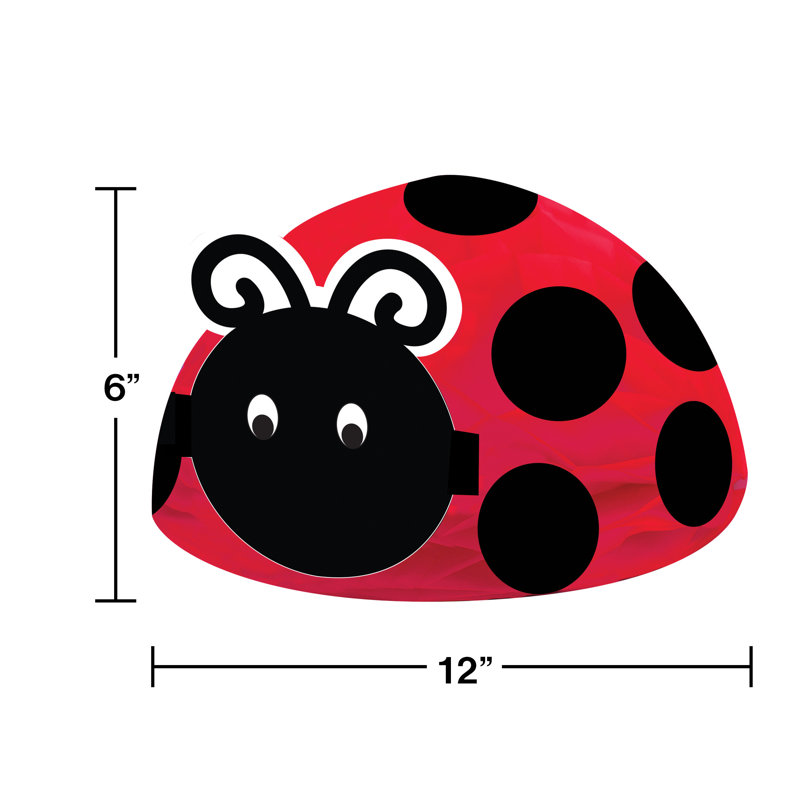 The Party Aisle Ladybug Fancy Birthday Party Decoration Kit Wayfair