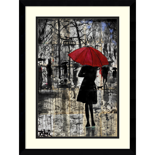 Brayden Studio® Metro Red Umbrella by Loui Jover - Picture ...