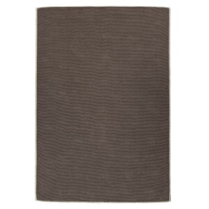 Taelyn Nature Cotton Solid Brown Area Rug