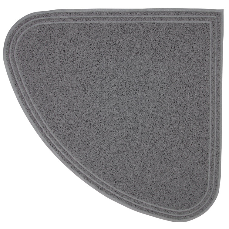 corner litter mat