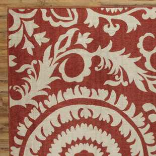 Extra Large Outdoor Rugs Wayfair Hattie Brick Parchment Indoor Outdoor Rug