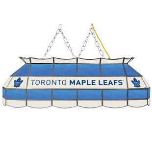 Go to store & view more images Trademark Global NHL Stained Glass 3-Light Pool Table Light