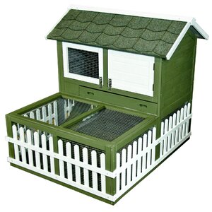 Rabbit Ranch Hutch and Pen Combo