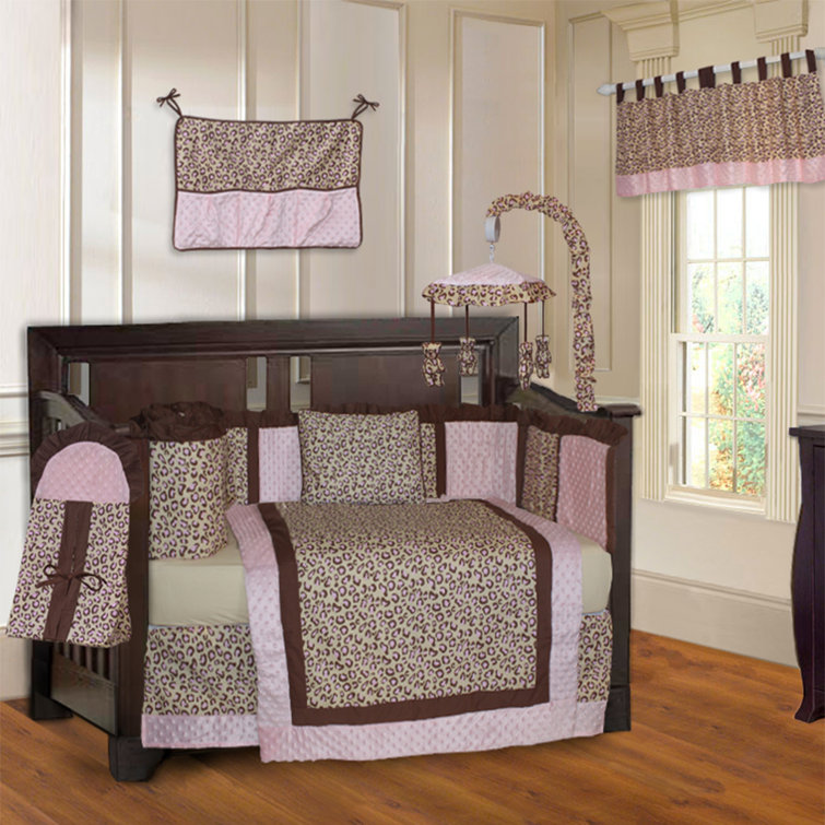 leopard crib bedding