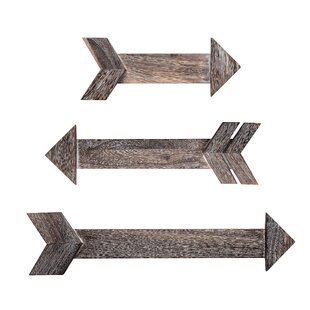 Wooden Arrows Home Decoration for Home/Wedding 4 PCS Wood Arrow Sign Wall Decor 