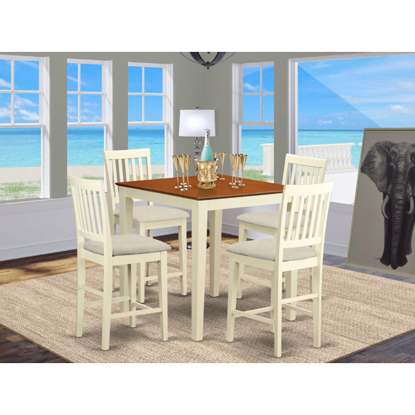 Two Tone Wood Dining Table Set Wayfair