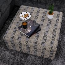 microfiber ottoman coffee table