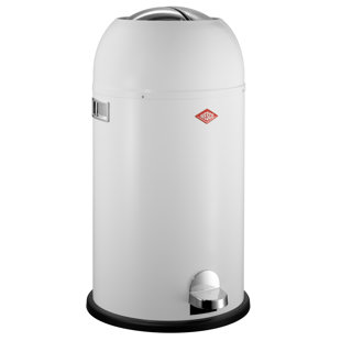 Modern Contemporary White Metal Kitchen Trash Can Allmodern Quickview