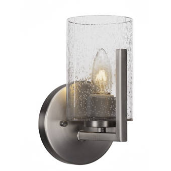 Williston Forge Malone 1 Light Dimmable Candle Wall Light Wayfair