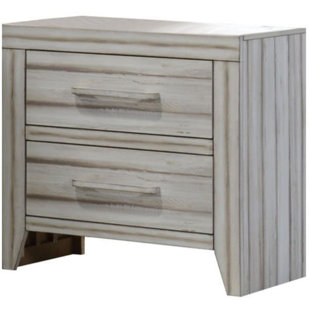 Radcliff Wood 2 Drawer Nightstand by Breakwater Bay