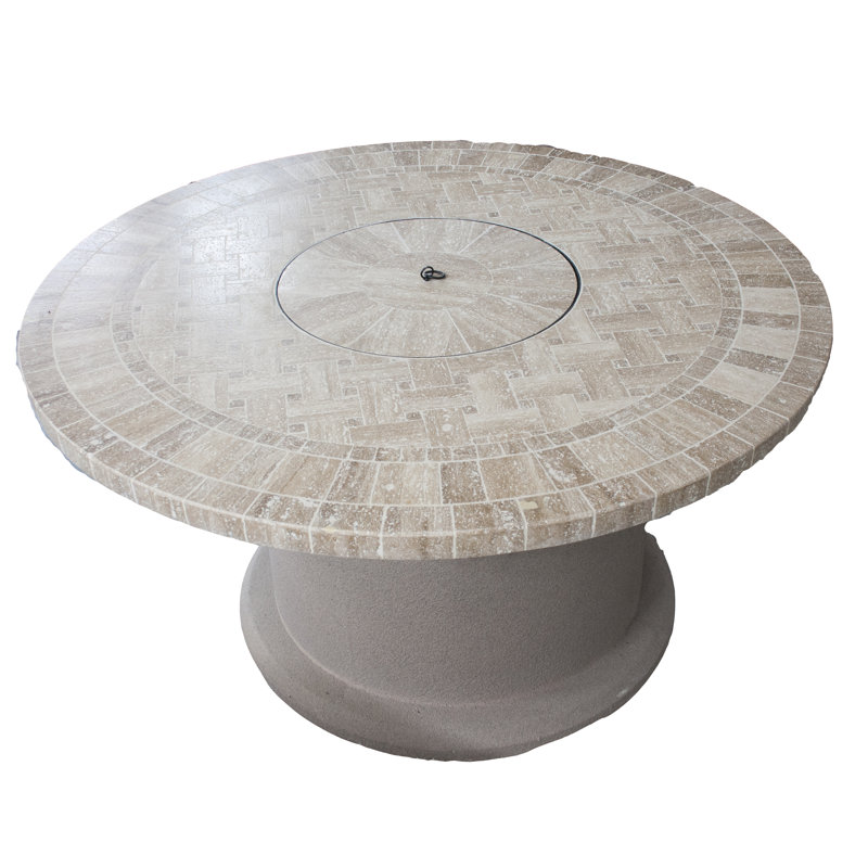 Designer Series Stone Propane Fire Pit Table