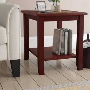 Sturgill Marble Top End Table by Red Barrel Studio