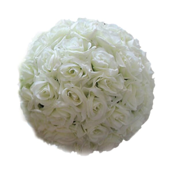 2 Best Artificial 38cm Blue Rose Topiary Hanging Flower Balls Grass Plant New 