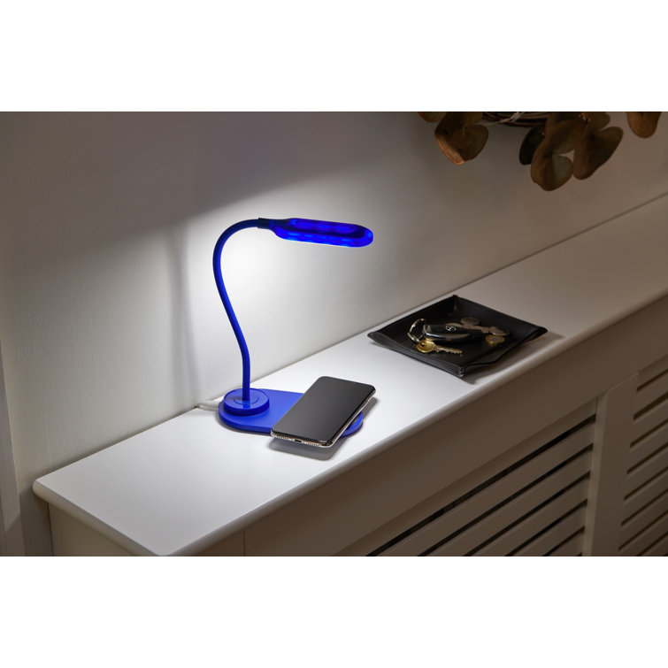 auraglow set of 2 wireless chargers with night light