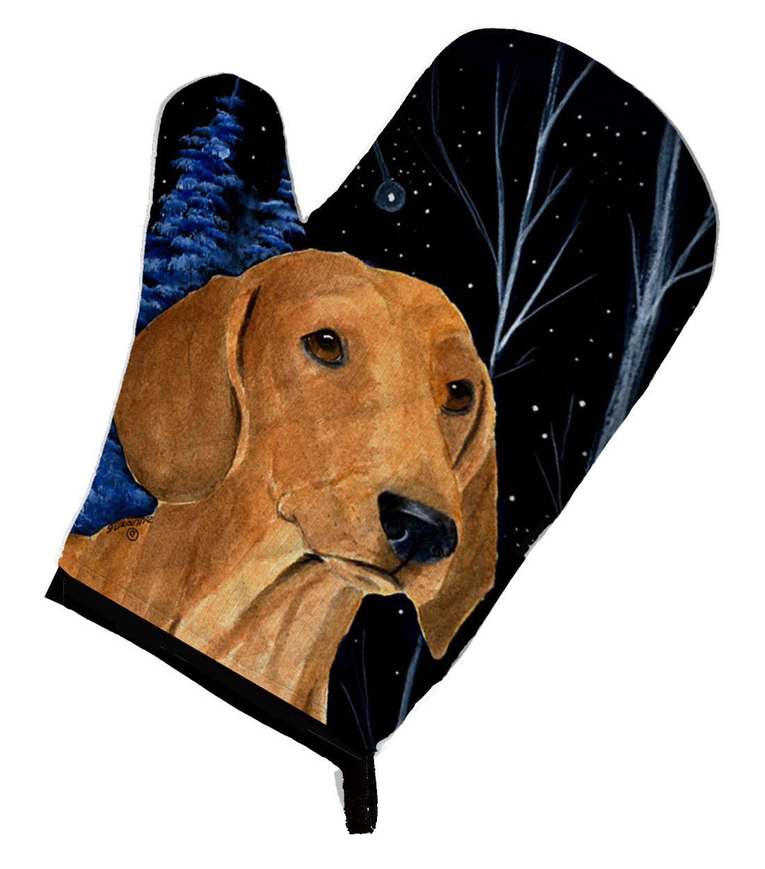 Caroline S Treasures Starry Night Dachshund Oven Mitt Wayfair