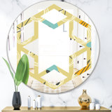 Hexagon Wall Mirror Wayfair Ca