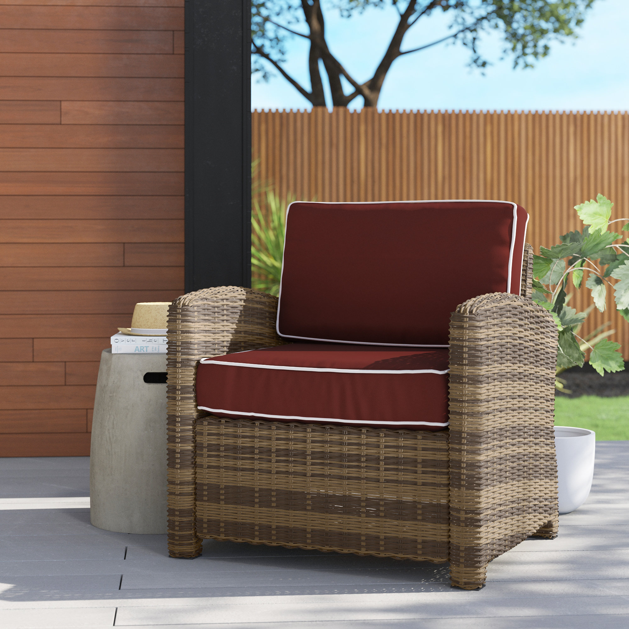 wayfair patio club chairs