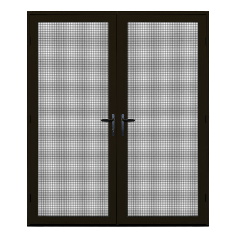 Titan Security Doors Meshtec Double Recessed Mount Ultimate Security Screen Door Wayfair