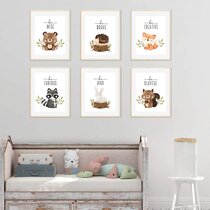 Tout L Art Mural Pour Bebes Et Enfants Theme Animaux Et Insectes Wayfair Ca