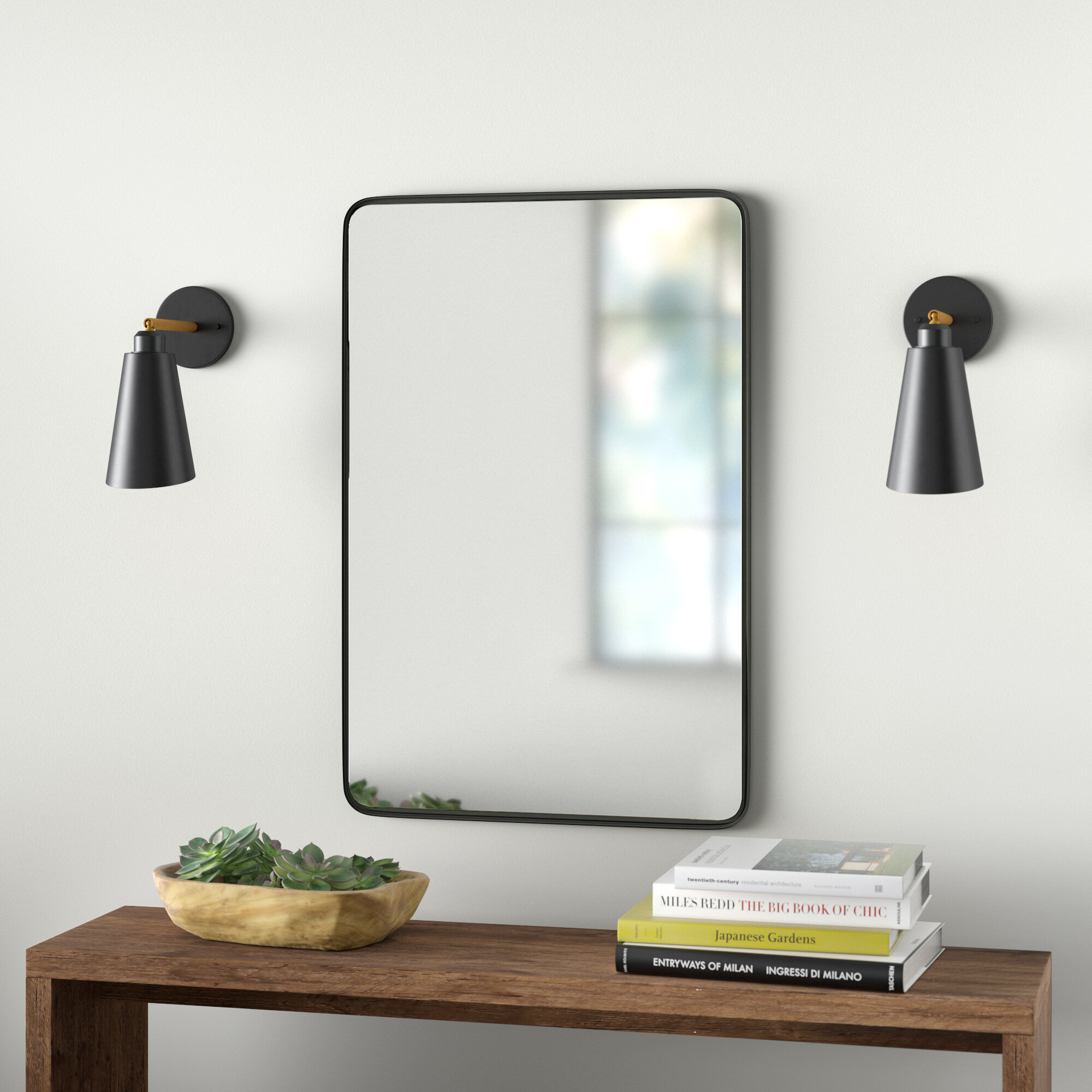 Casimir Traditional Rectangular Accent Mirror Reviews Allmodern