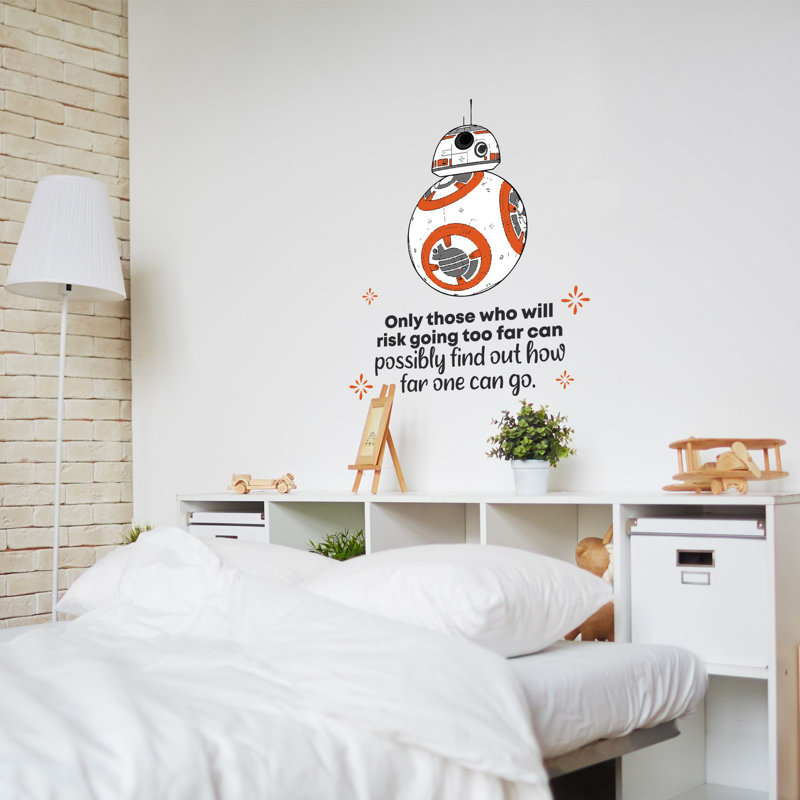 Design With Vinyl Bb8 Star Wars Robot Risk Vinyl Wall Decal Wayfair