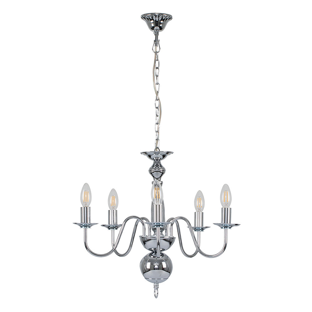 Duke 5 Light Candle Style Chandelier Duke 5 Light Candle Style Chandelier