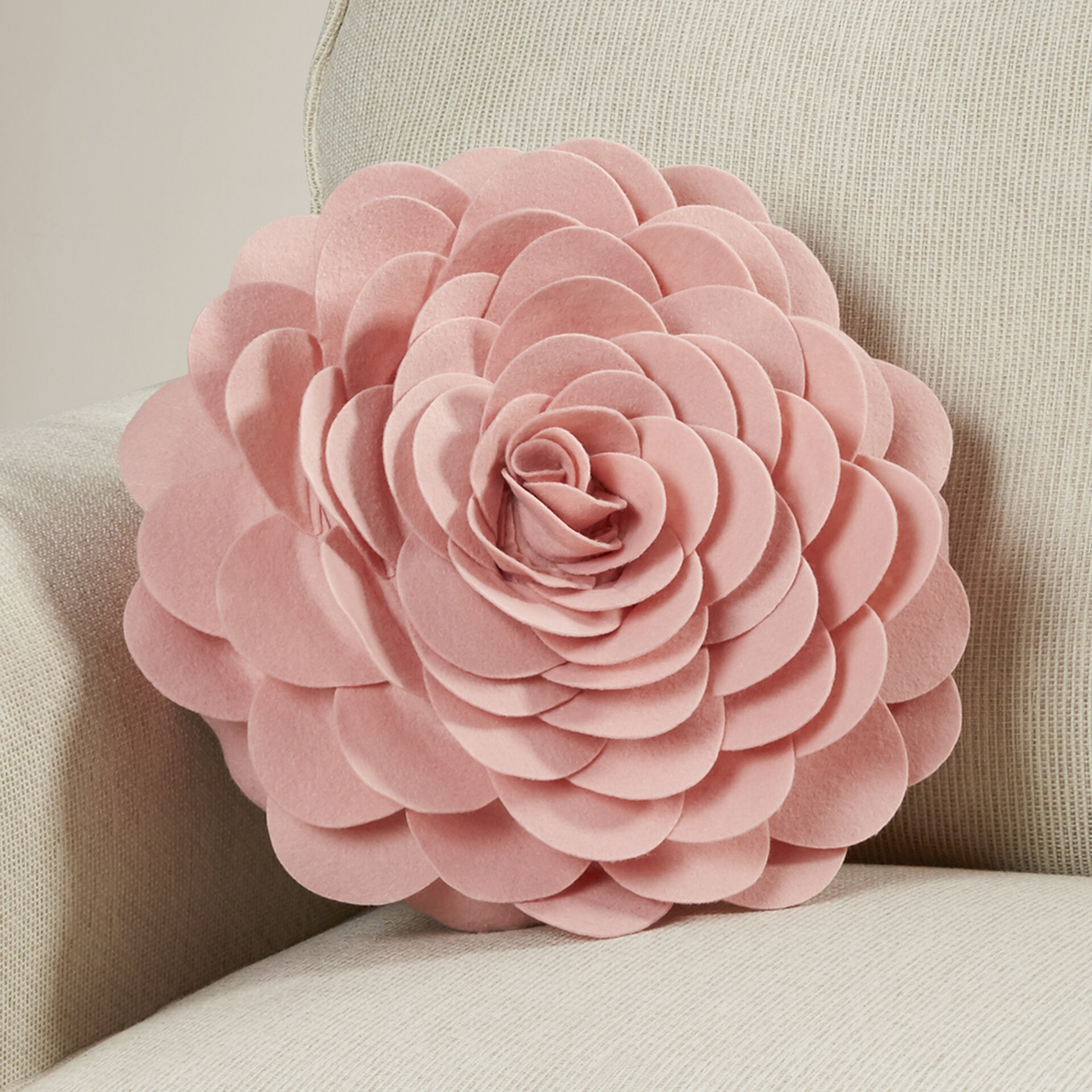 Montrose Floral Round Throw Pillow \u0026 