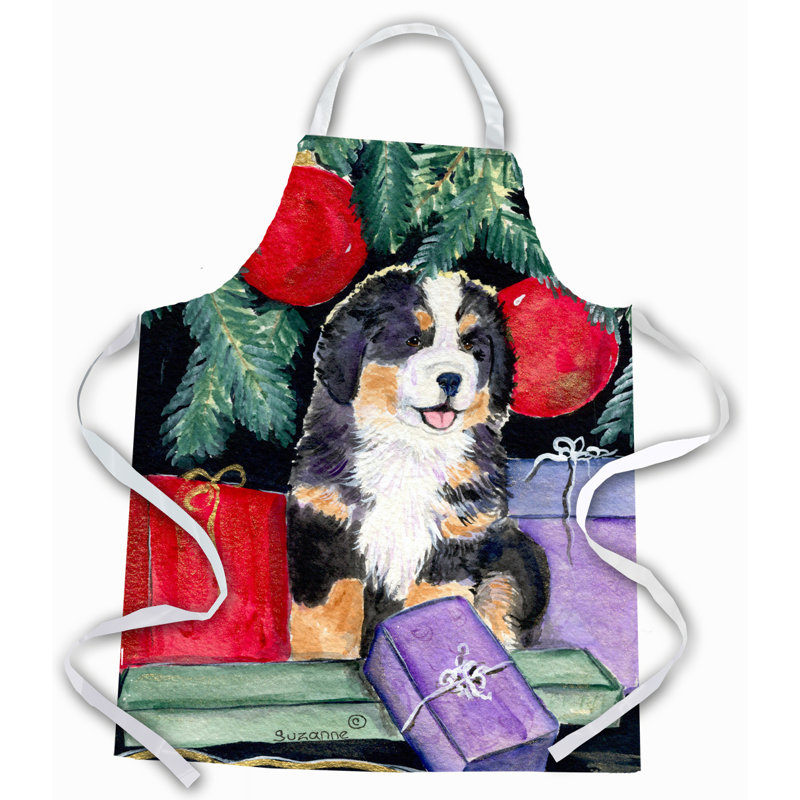 The Holiday Aisle Bernese Mountain Dog Apron Wayfair