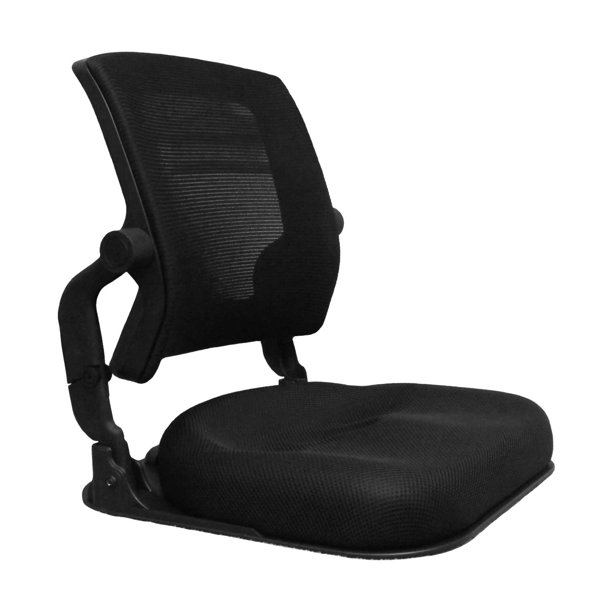 Floor Gaming Chair Gray with Backrest 6 Angles Adjustable Support Back Comfortable & Skin-friendly Breathable Cushion Foldable Padded Floor Chair for Teenage/Adult Meditation,Yoga,Gaming,Reading 