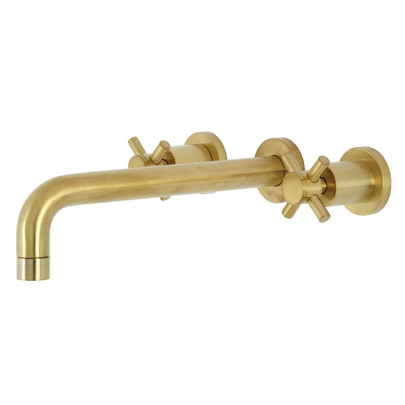 Kingston Brass Concord Double Handle Wall Mounted Roman Tub Faucet