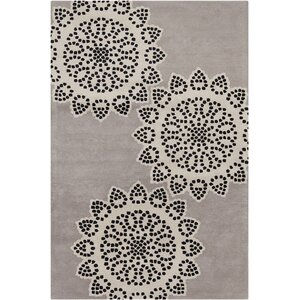 Willow Hand Tufted Wool Taupe/Black Area Rug