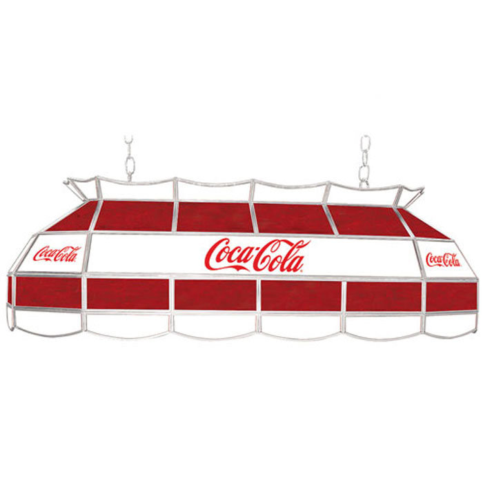 Trademark Global Coca Cola Vintage 3 Light Pool Table Wayfair Coca Cola Vintage 3 Light Pool Table