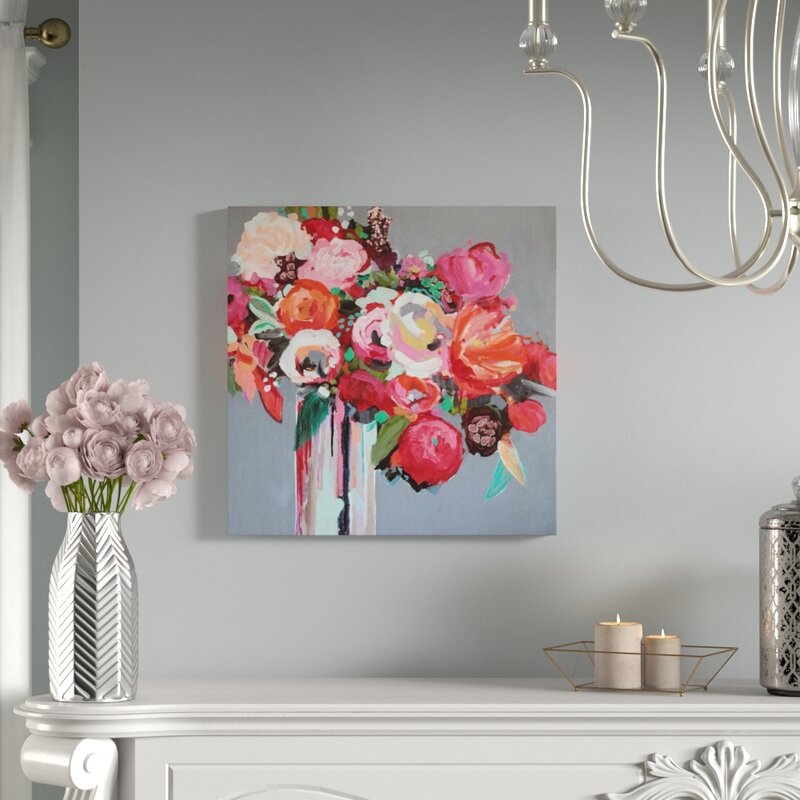 House of Hampton® Confetti - Print on Canvas | Wayfair