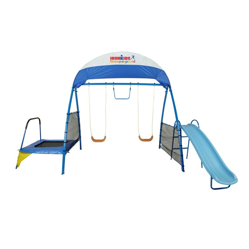 iron kids swing set