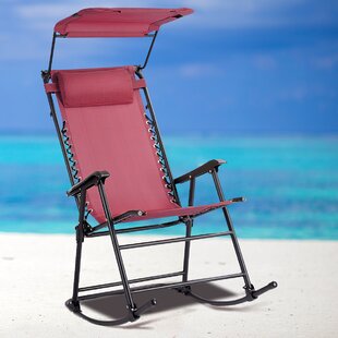Outdoor Folding Rocking Chair Wayfair