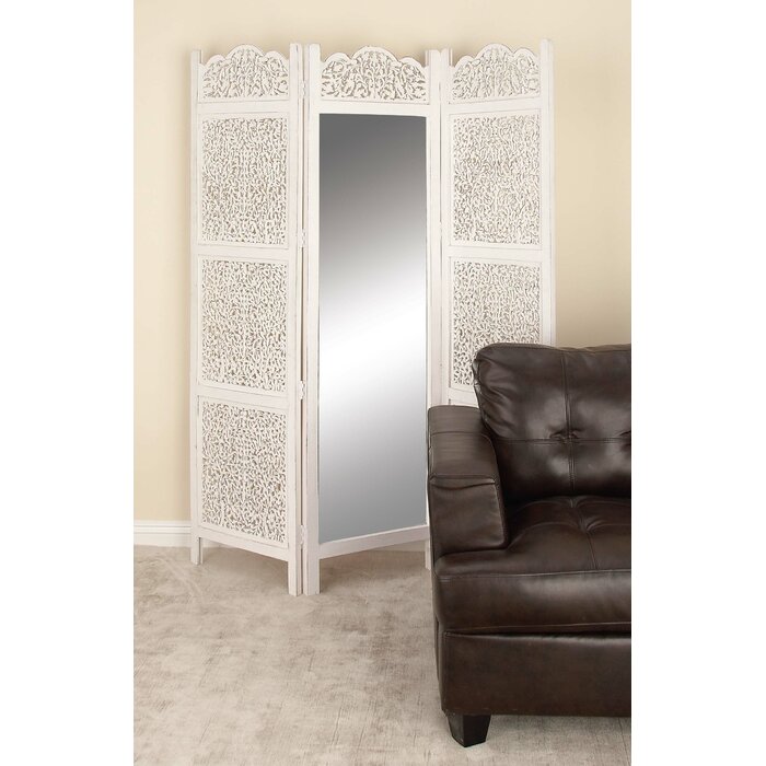 Erickson 72 X 60 Wood Mirror 3 Panel Room Divider