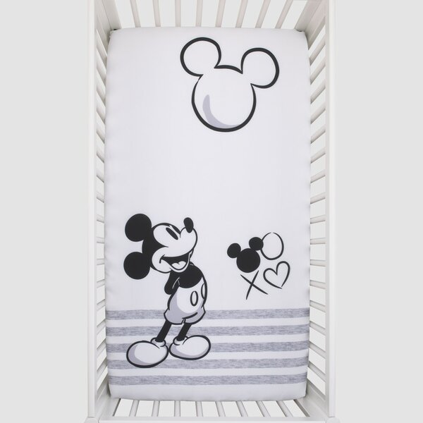 mickey mouse crib sheet