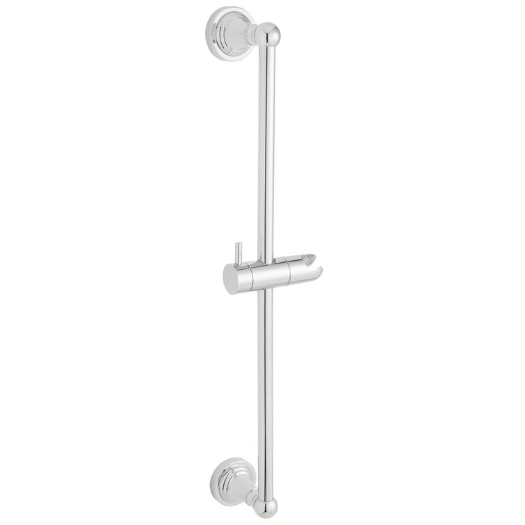Chrome Wall Mounted Round Shower Arm & Cover Plate SA 