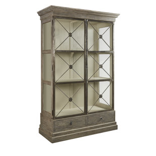 Tall Bookcase With Gl Doors Wayfair Mcgrane Gl Door Standard Bookcase
