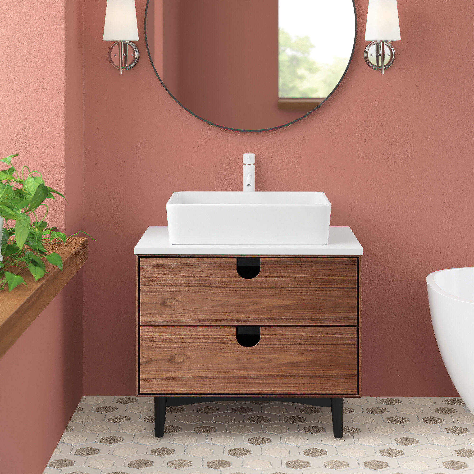 Kartonrepublic Portree 30 Single Bathroom Vanity Set Reviews