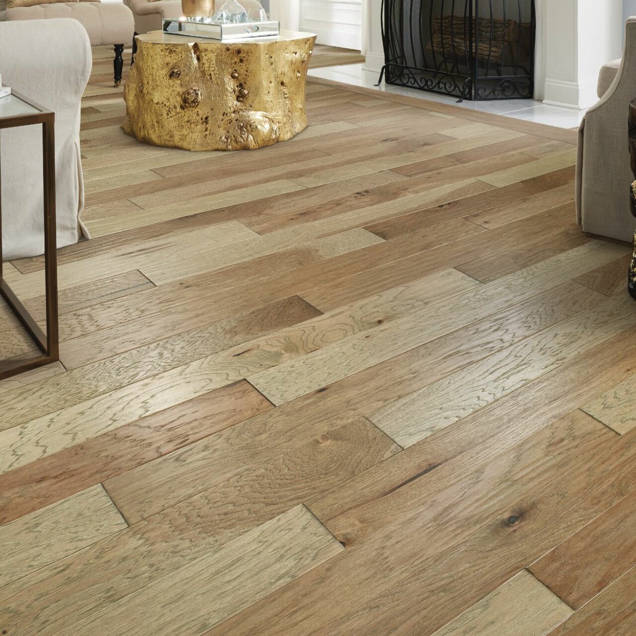 Shaw Floors Belmont Hickory 1/20" Thick x 5" Wide x Varying Length Engineered  Hardwood Flooring | Wayfair