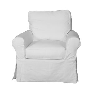 Coral Gables Box Cushion Armchair Slipcover