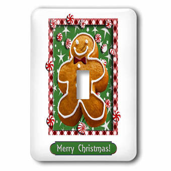 3drose Merry Christmas 1 Gang Toggle Light Switch Wall Plate Wayfair